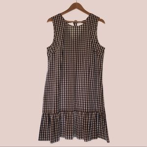 JCrew Black Gingham Dress